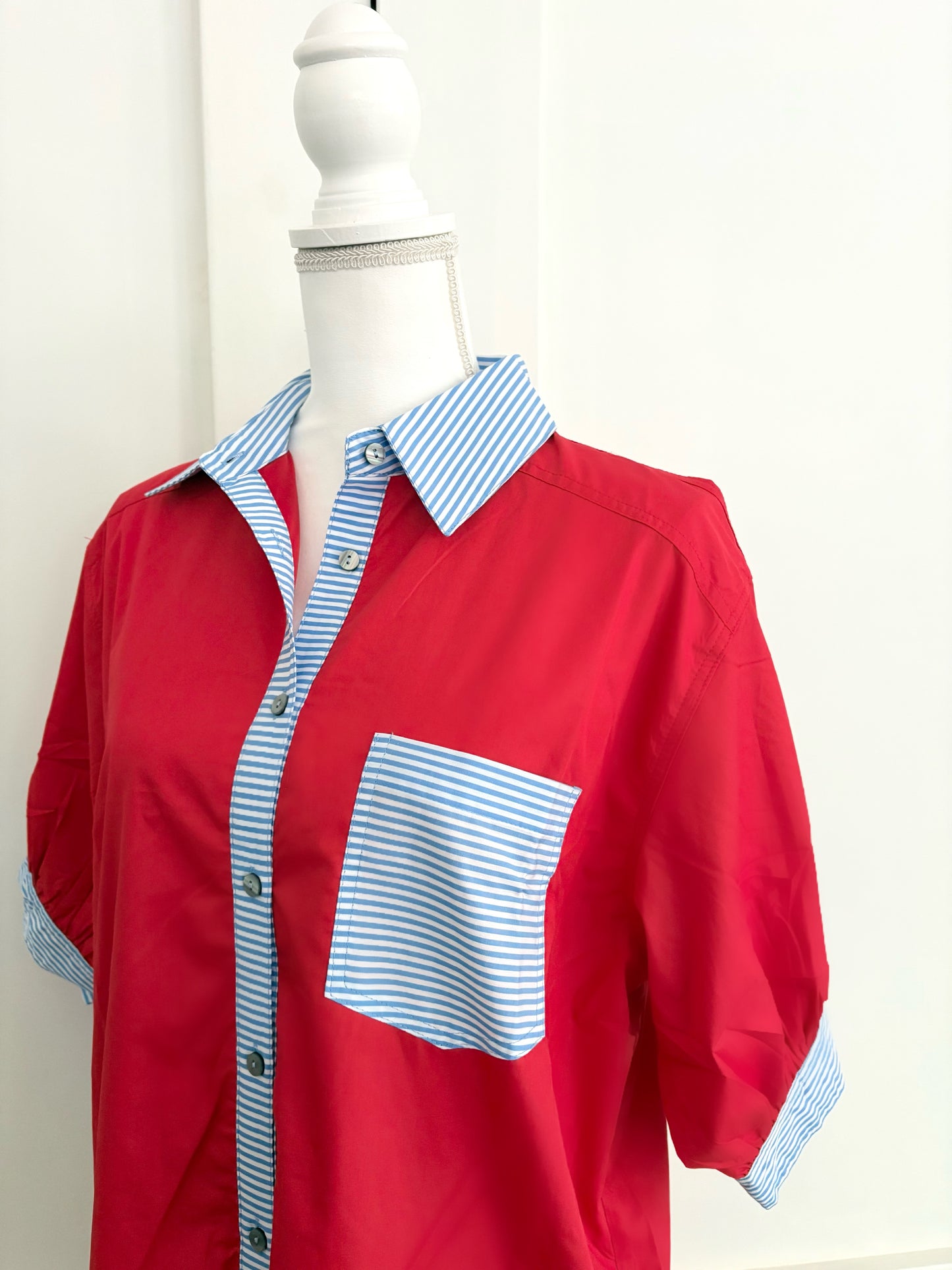 Red & Stripes Dress