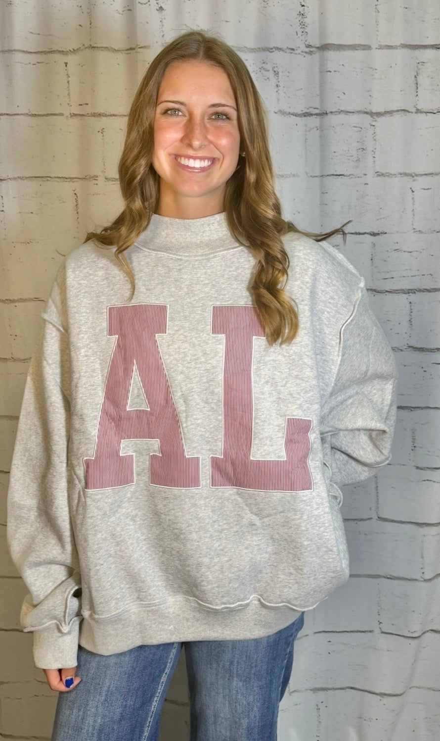 AL Mock Neck Sweatshirt
