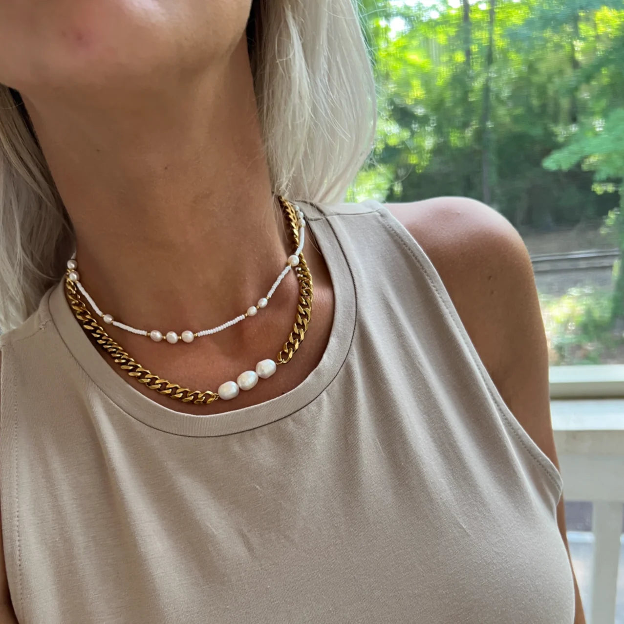 3 Pearl Necklace