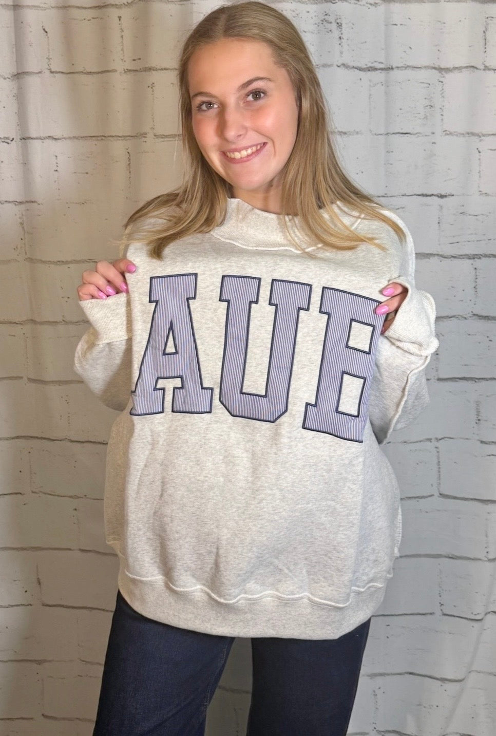 AUB Mock Neck Sweatshirt