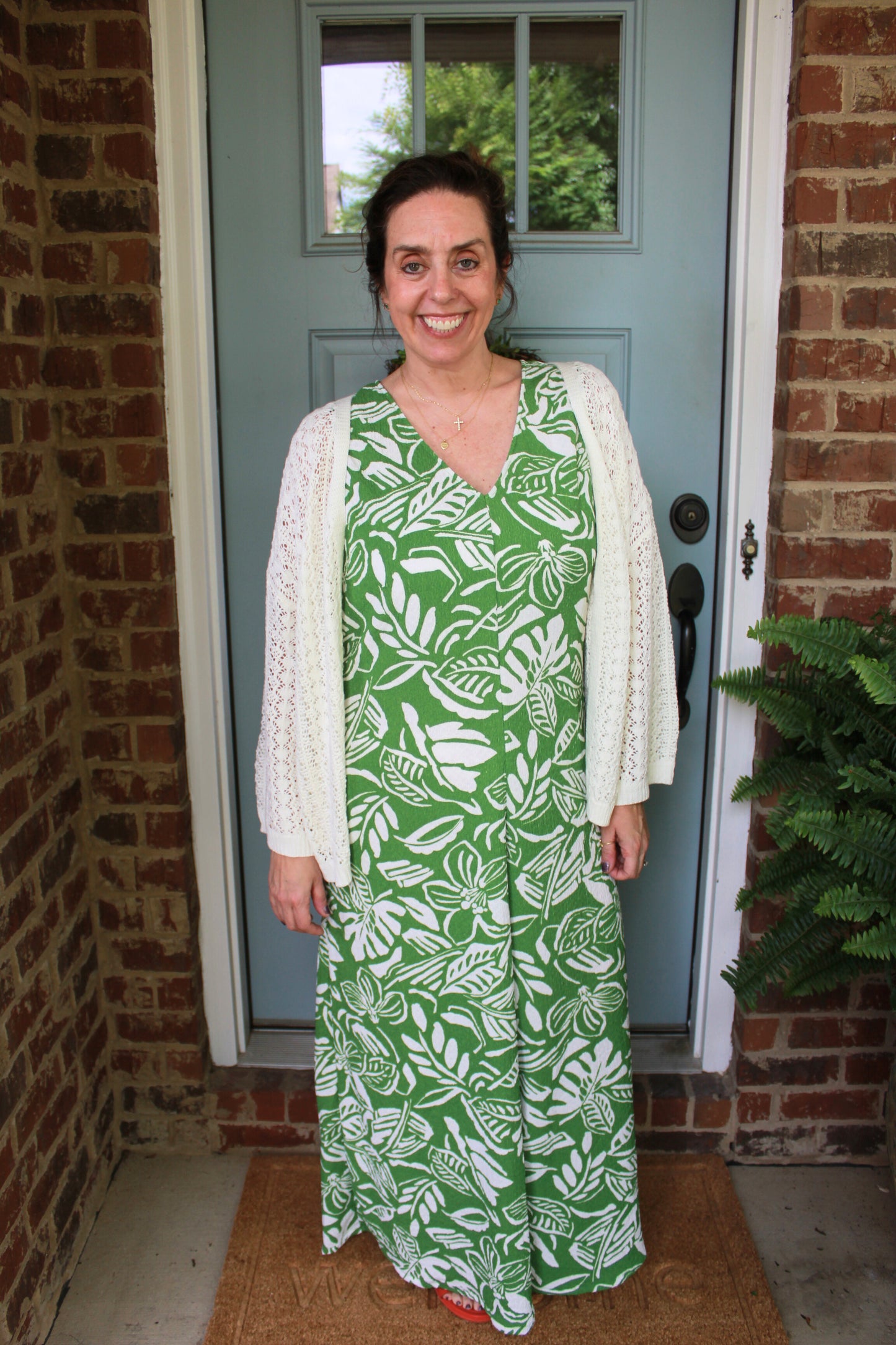 Crochet Drop Sleeve Cardigan