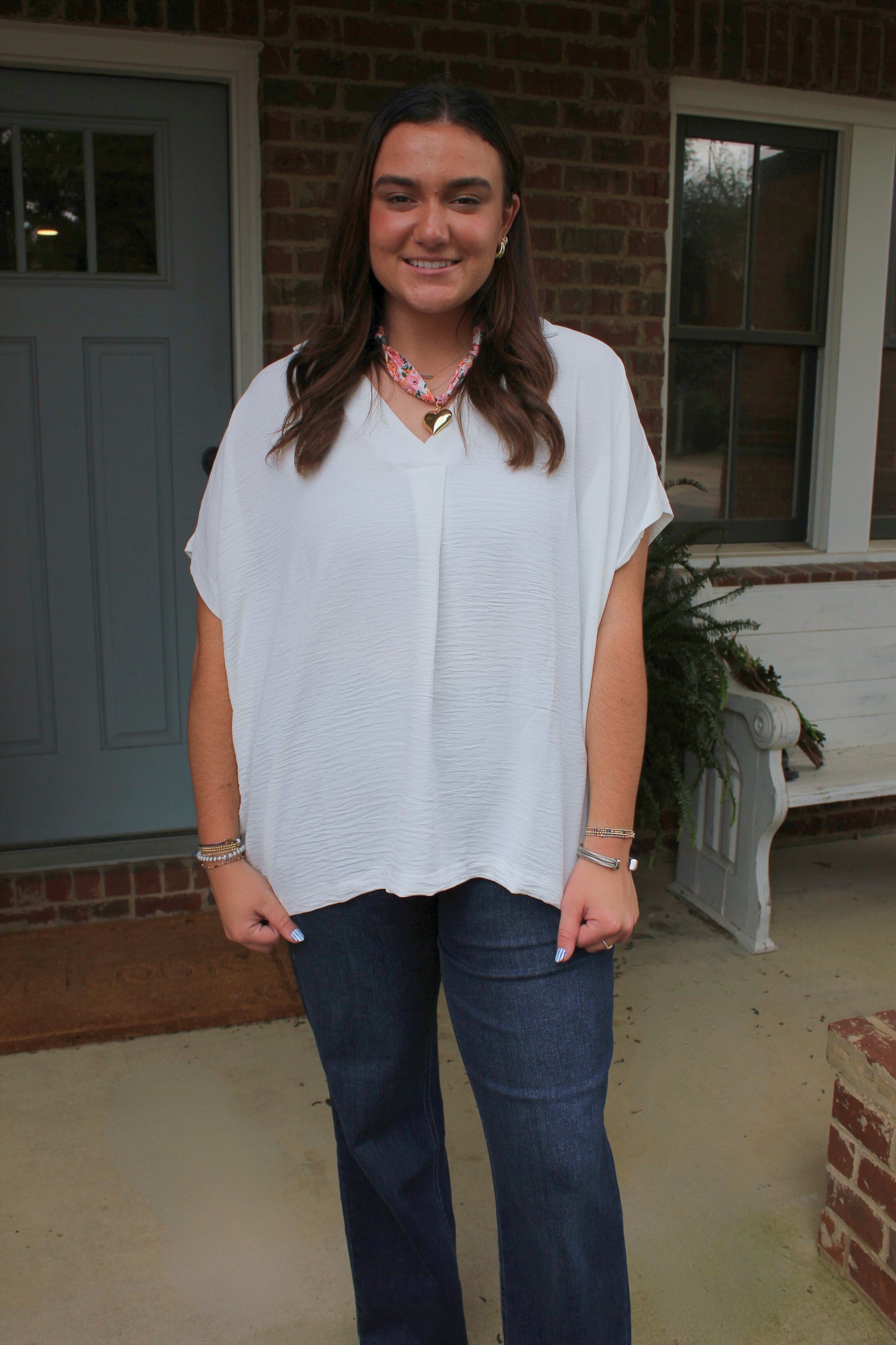 Airflow V neck Collared Shirt