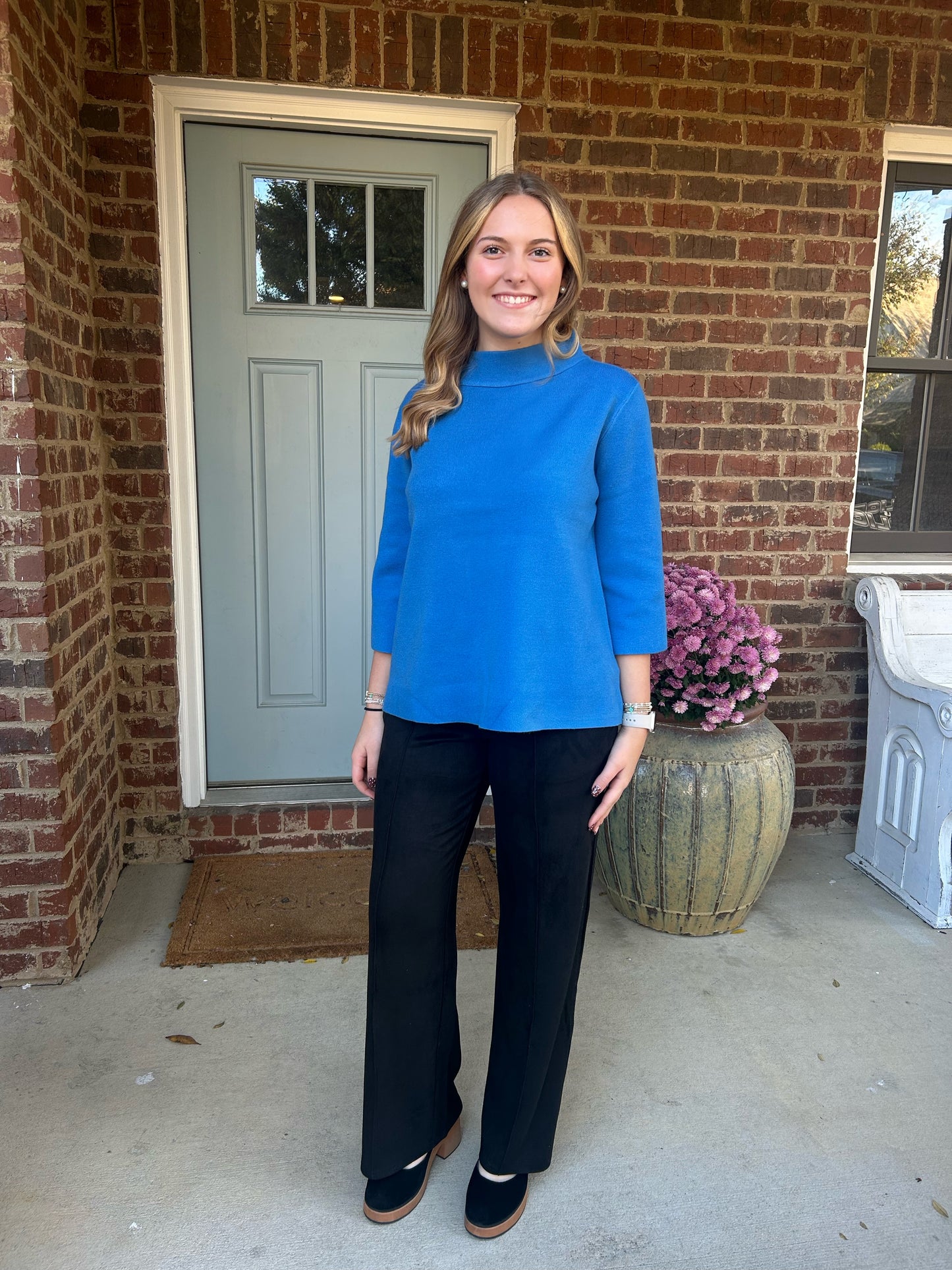 Eleanor Sweater- French Blue