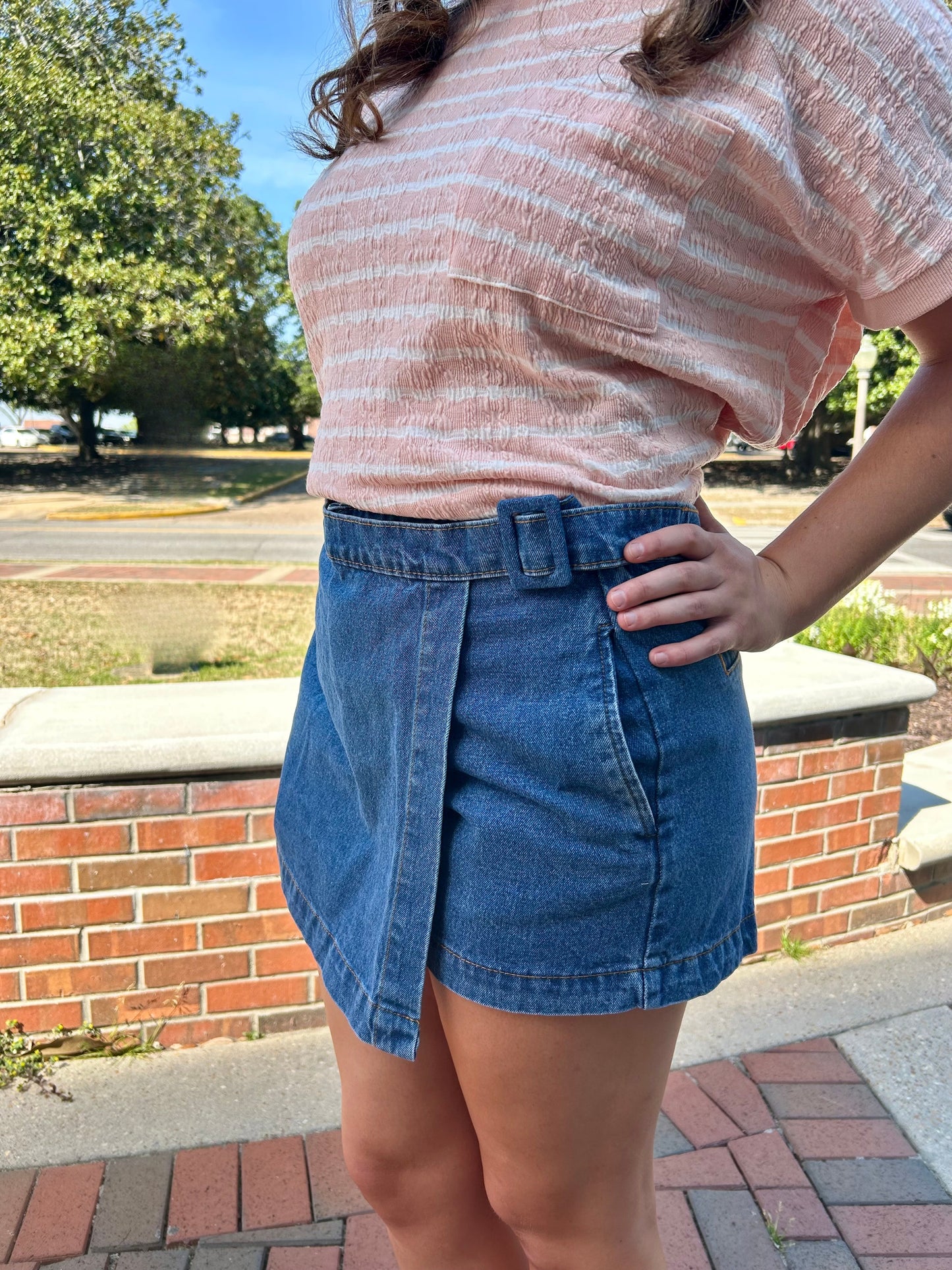 Jane Denim Skort