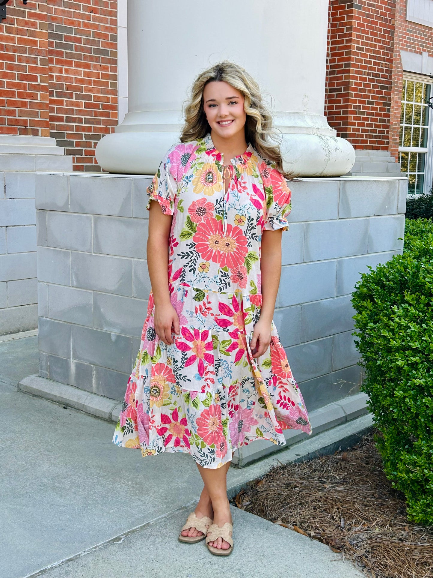 Spring Blossom Maxi Dress