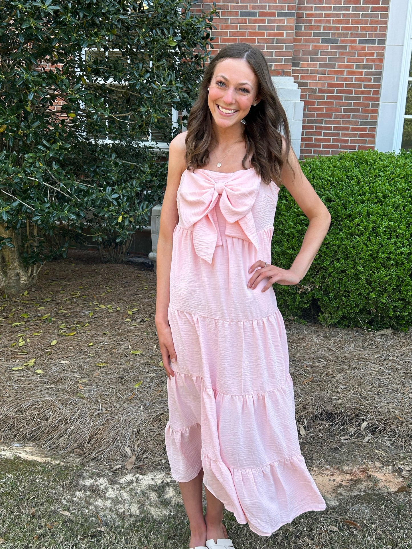 Bow Tie Tiered Midi