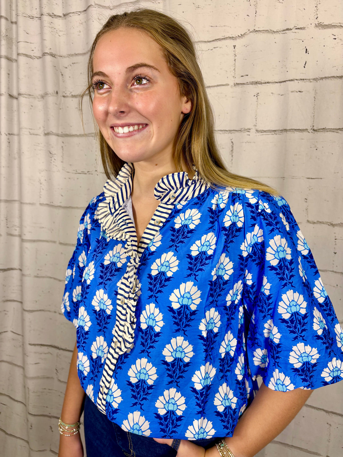 Blooms & Ruffles Top