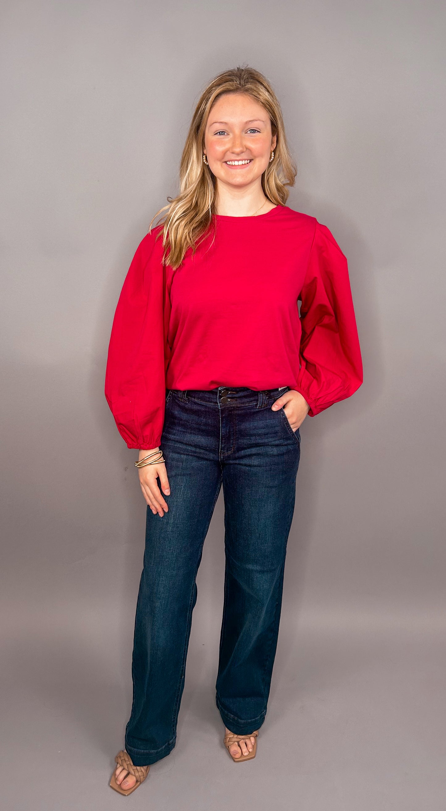 Judy Blue Clean Dark Wash Trouser Jeans