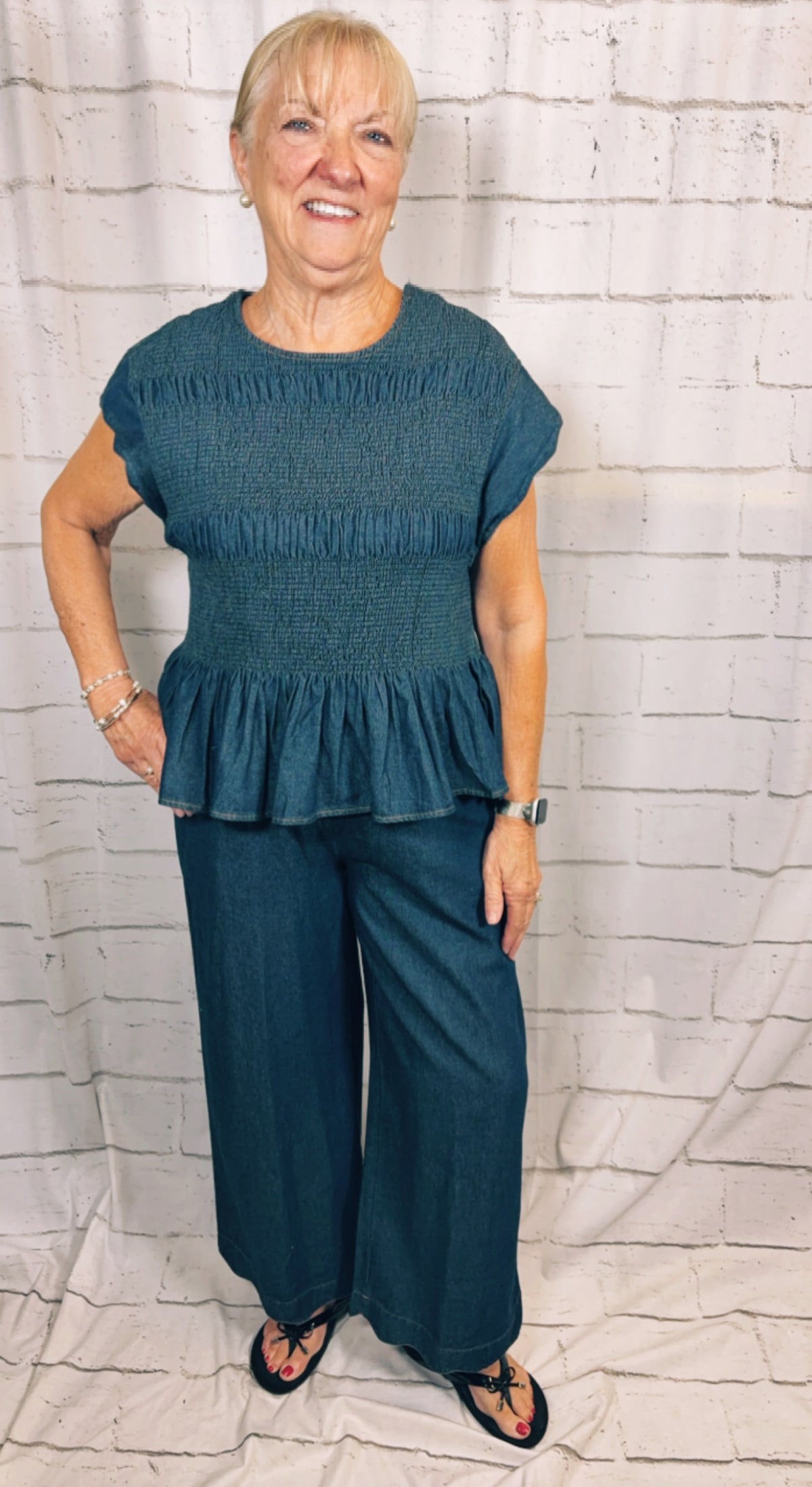 Amelia Chambray Set