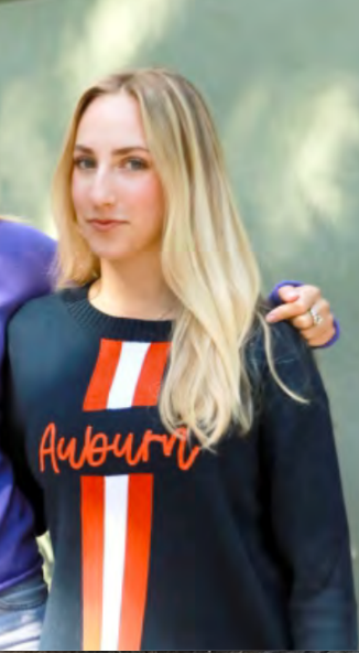 Auburn Powerstripe Sweater