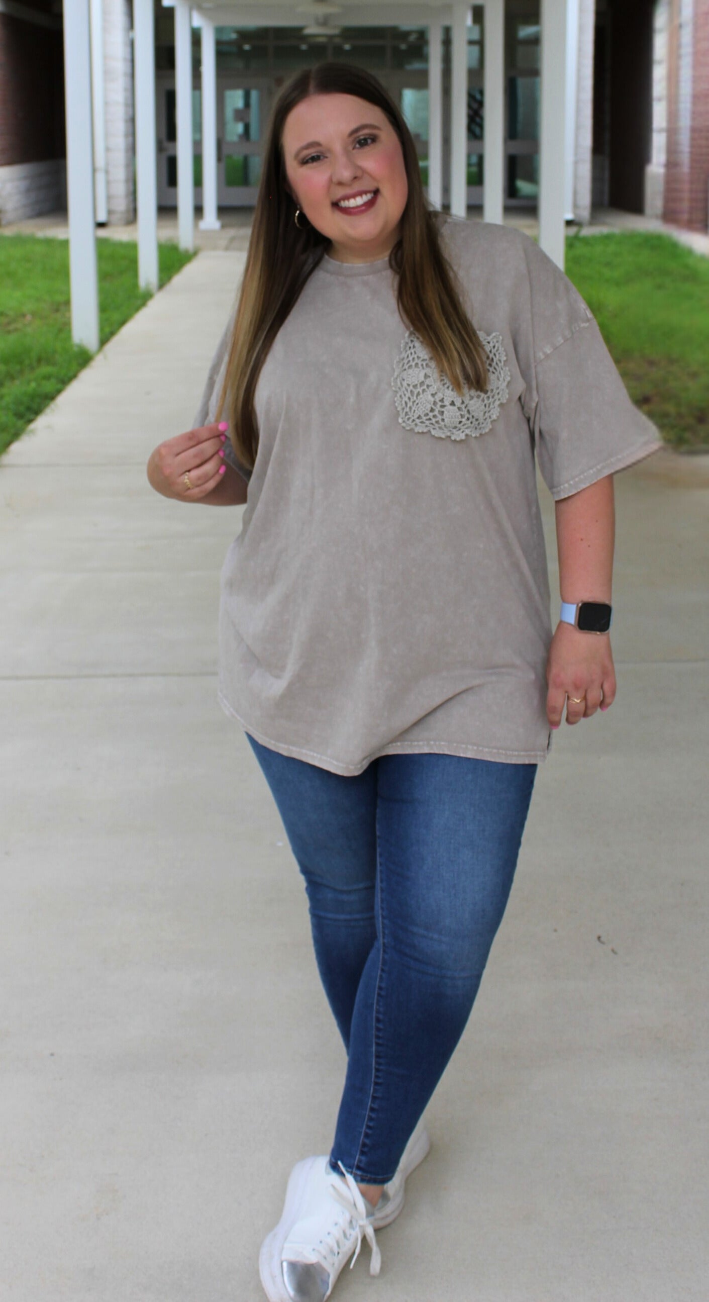 Crochet Pocket Tee