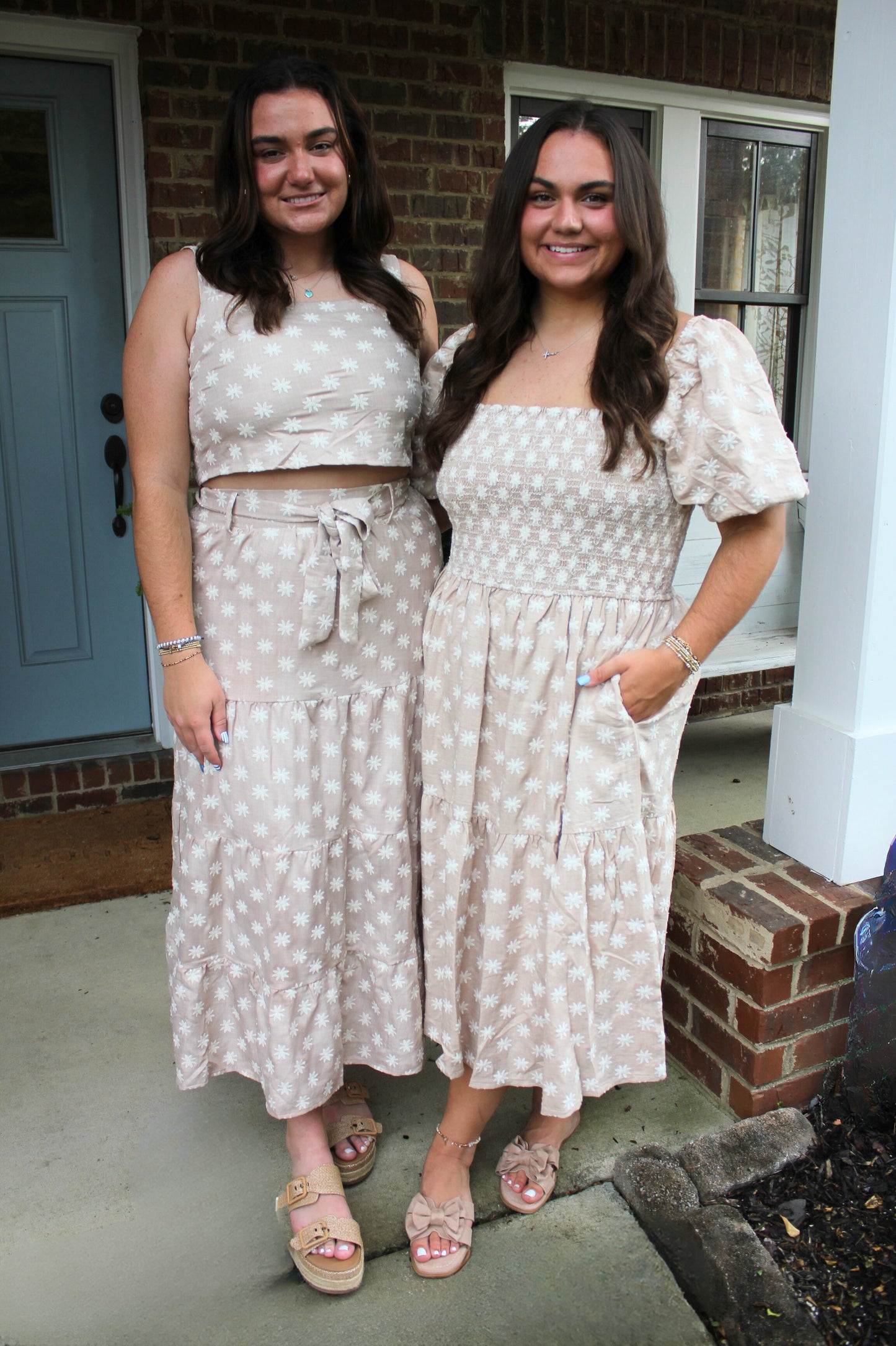 Khaki Bloom Dress