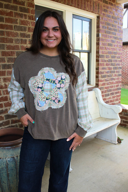 Patchwork Flower Top