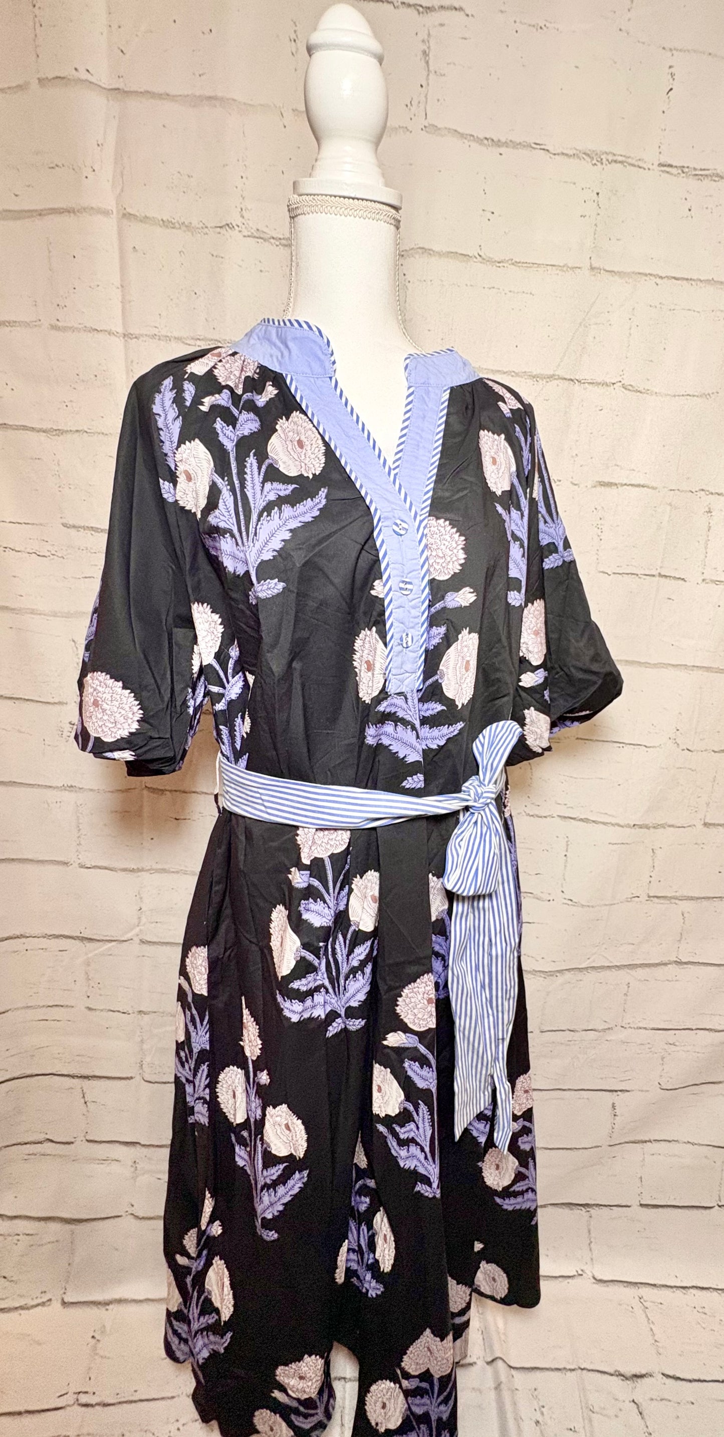 Wildflower Bloom Dress- Black