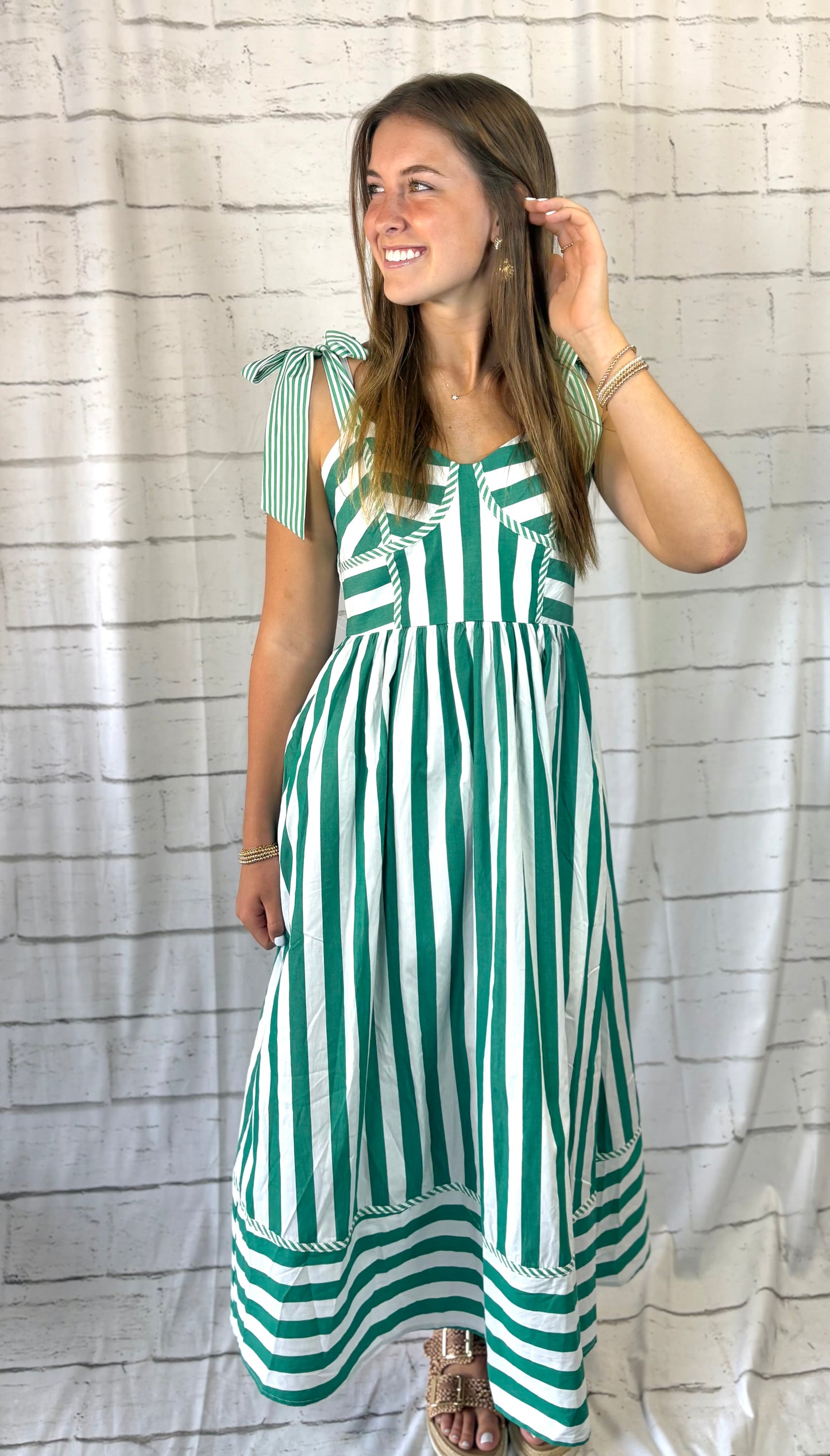 Green Cabana Dress
