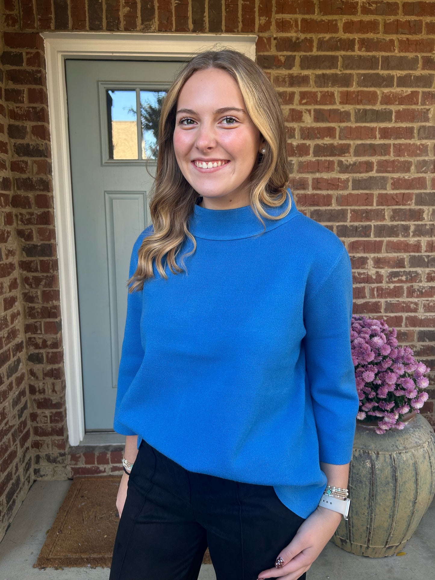 Eleanor Sweater- French Blue