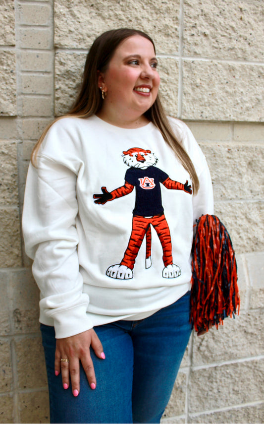 Gameday Chenille Sweatshirt- Aubie