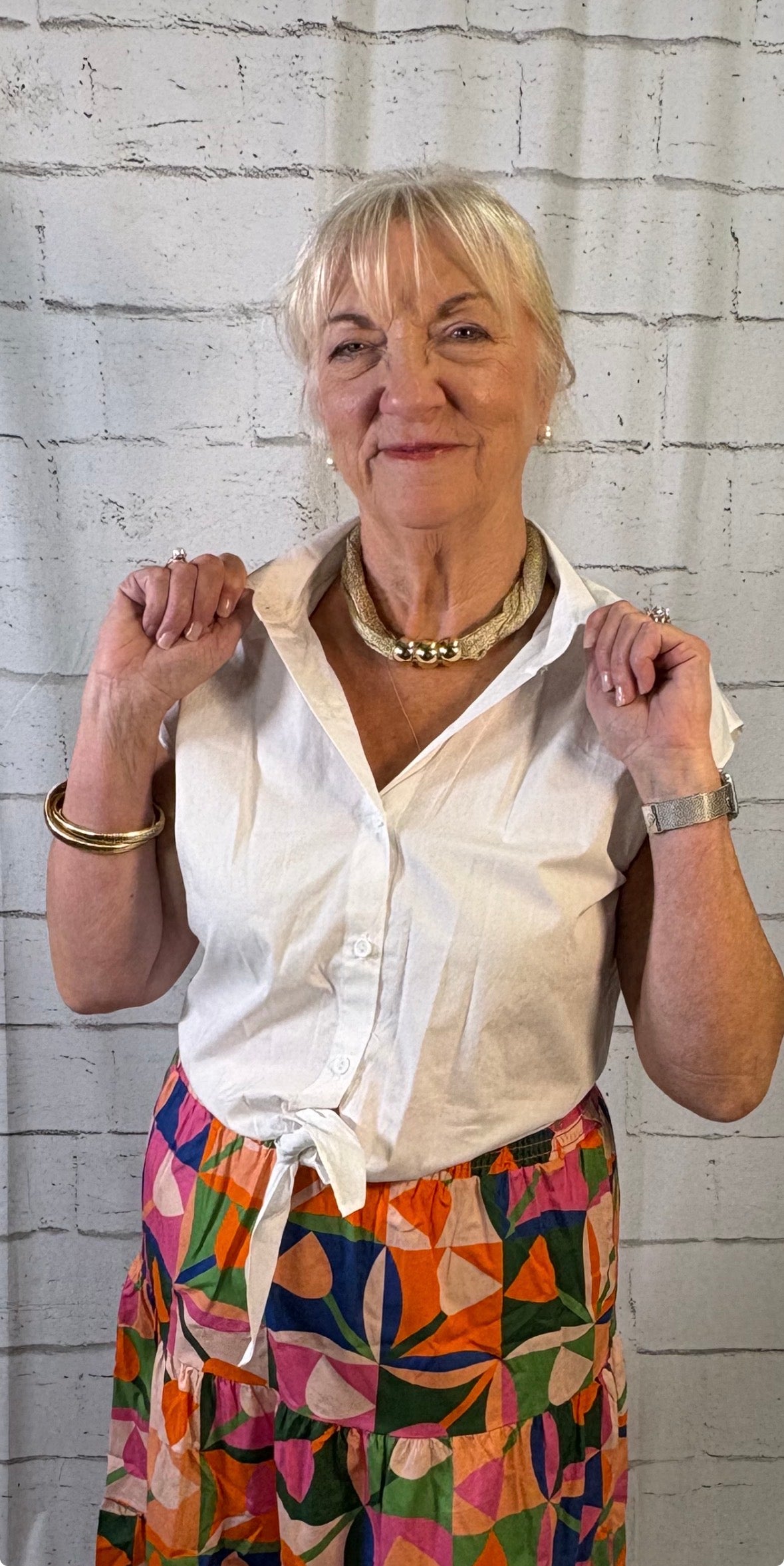 Spring Button Down Top