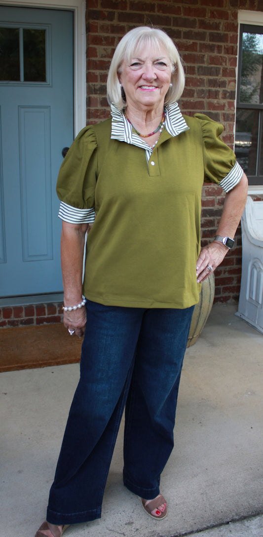 Preppy Stripe Top