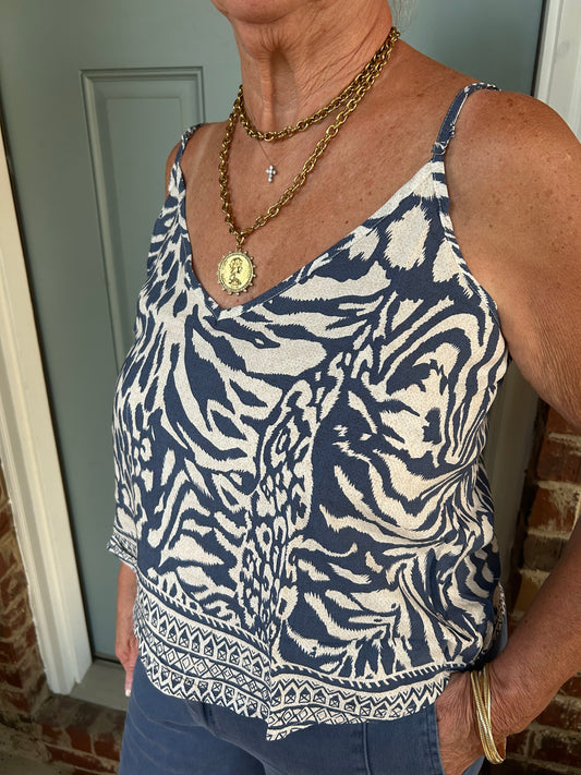 Zebra Tank Top