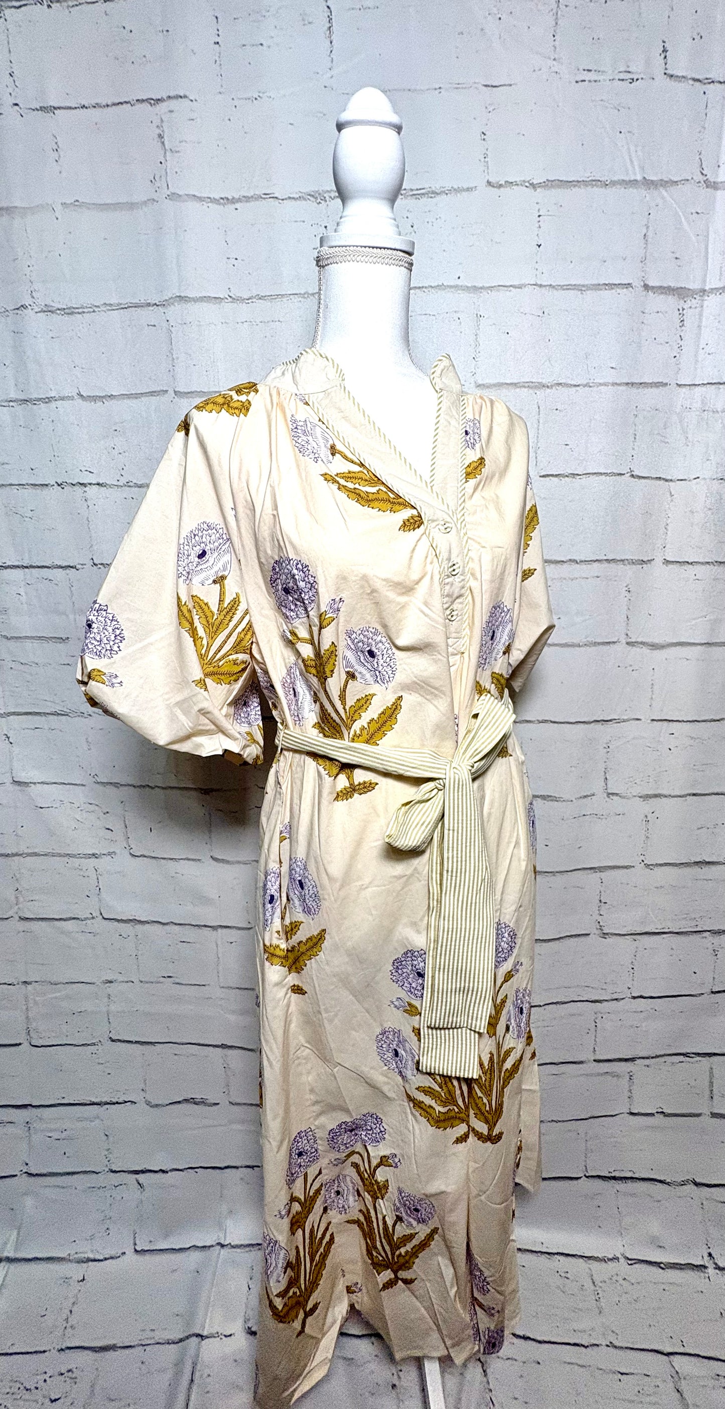 Wildflower Bloom Dress- Cream