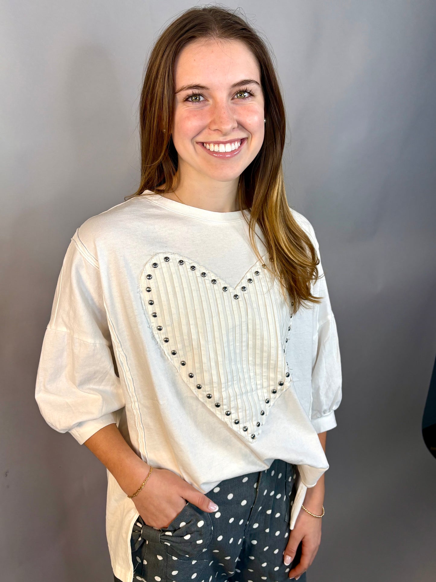 Studded Heart Tee