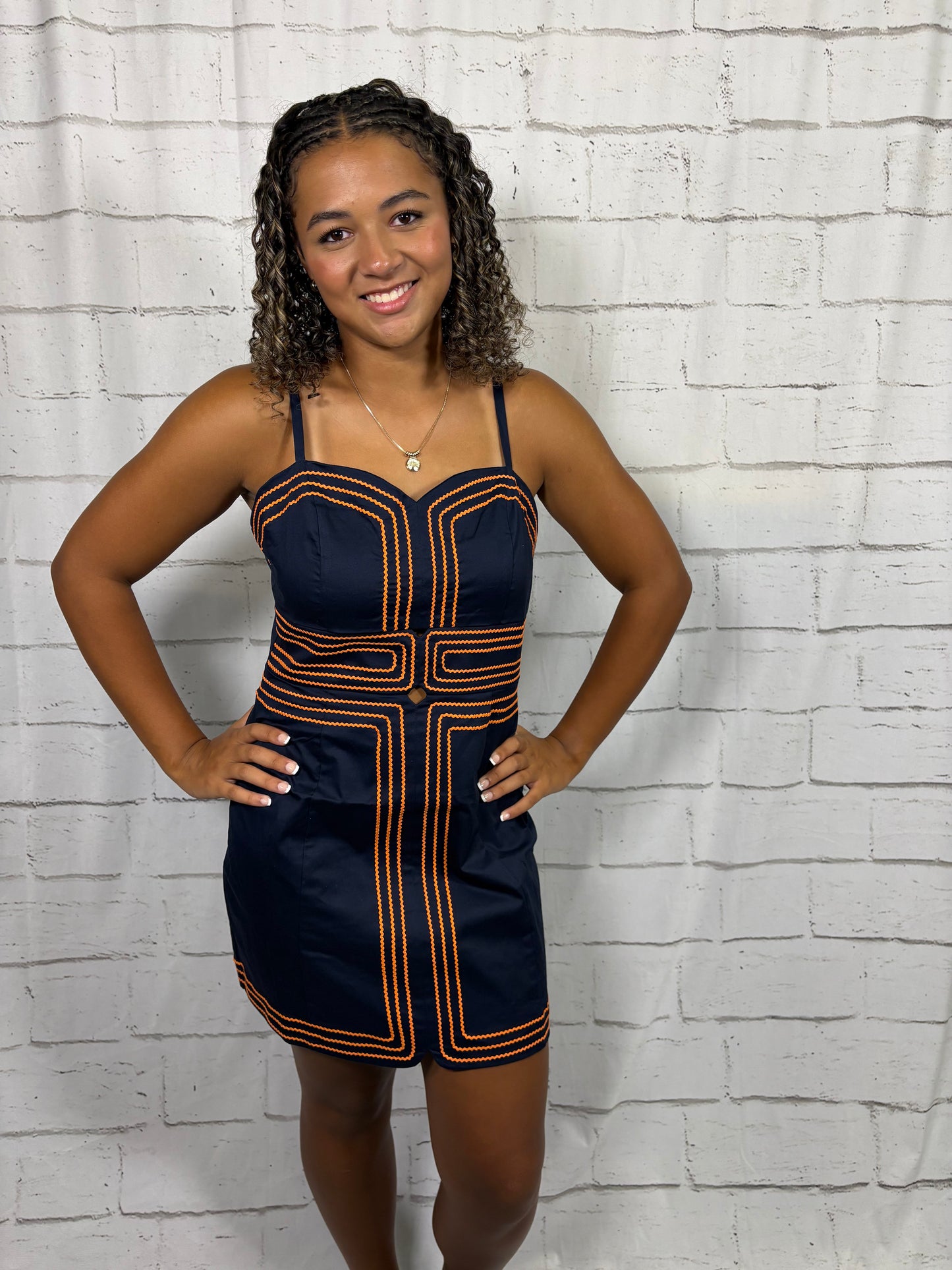 The Varsity Dress- Auburn