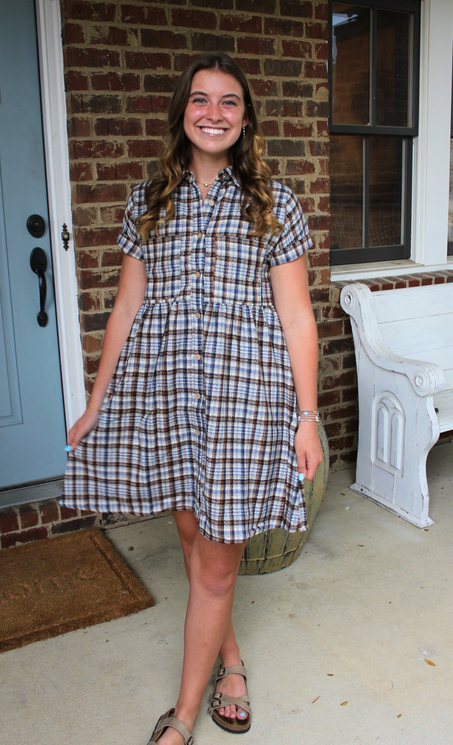 Harvest Plaid Dress