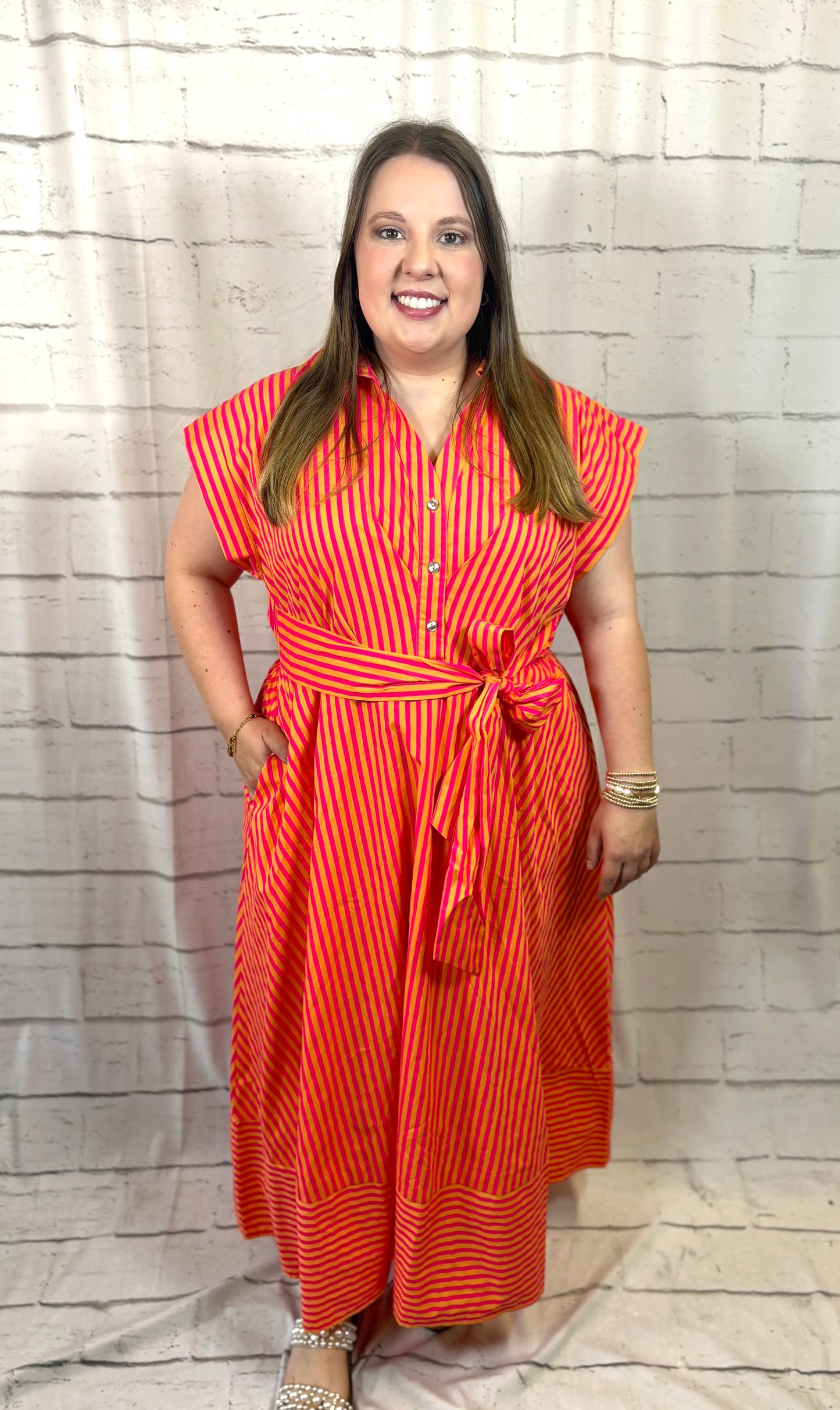 Bright & Bold Stripe Dress