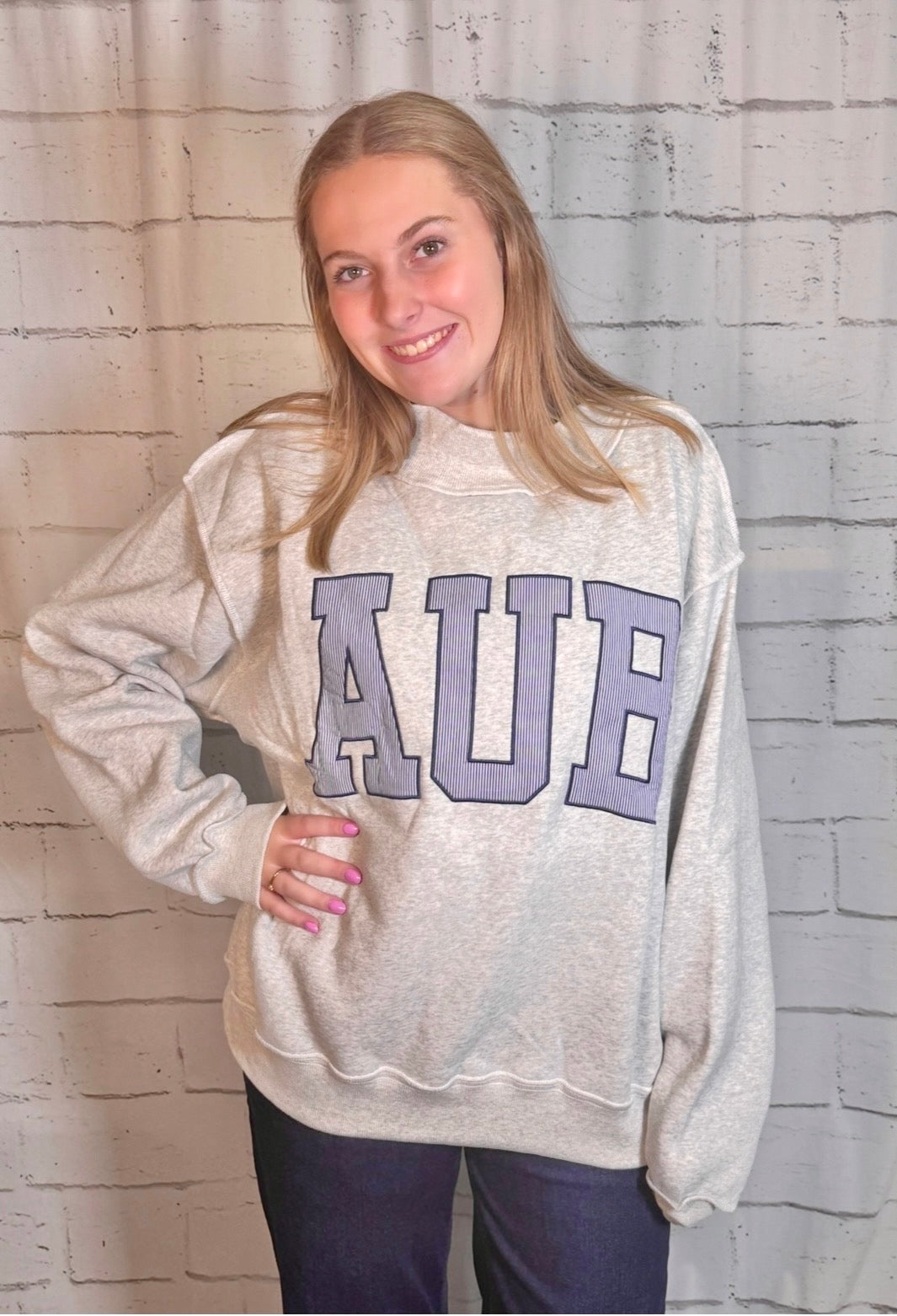 AUB Mock Neck Sweatshirt