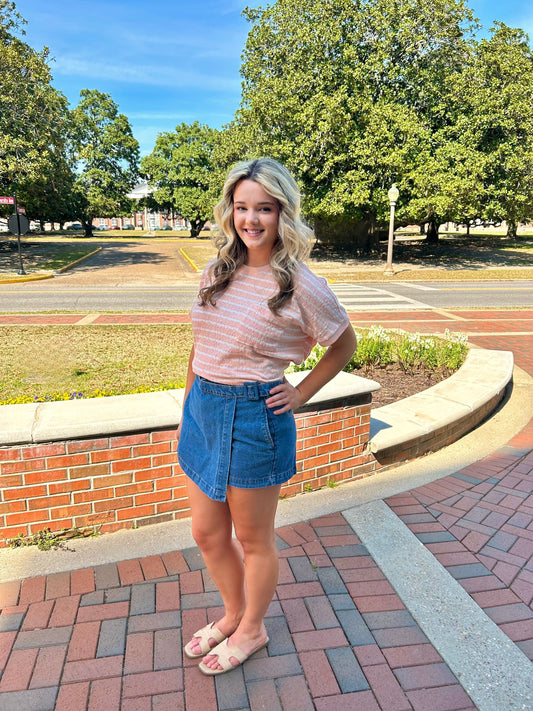 Jane Denim Skort