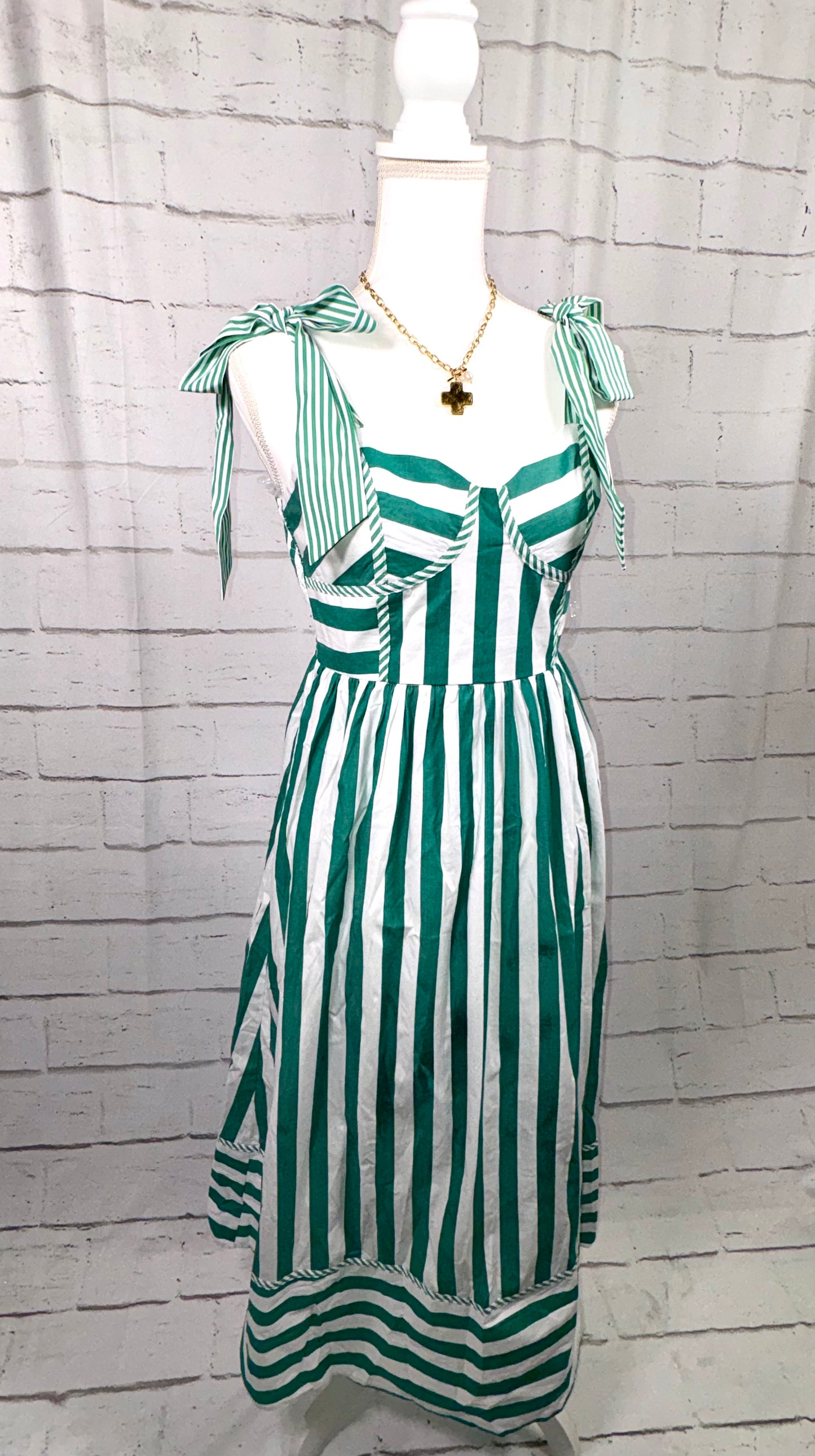 Green Cabana Dress