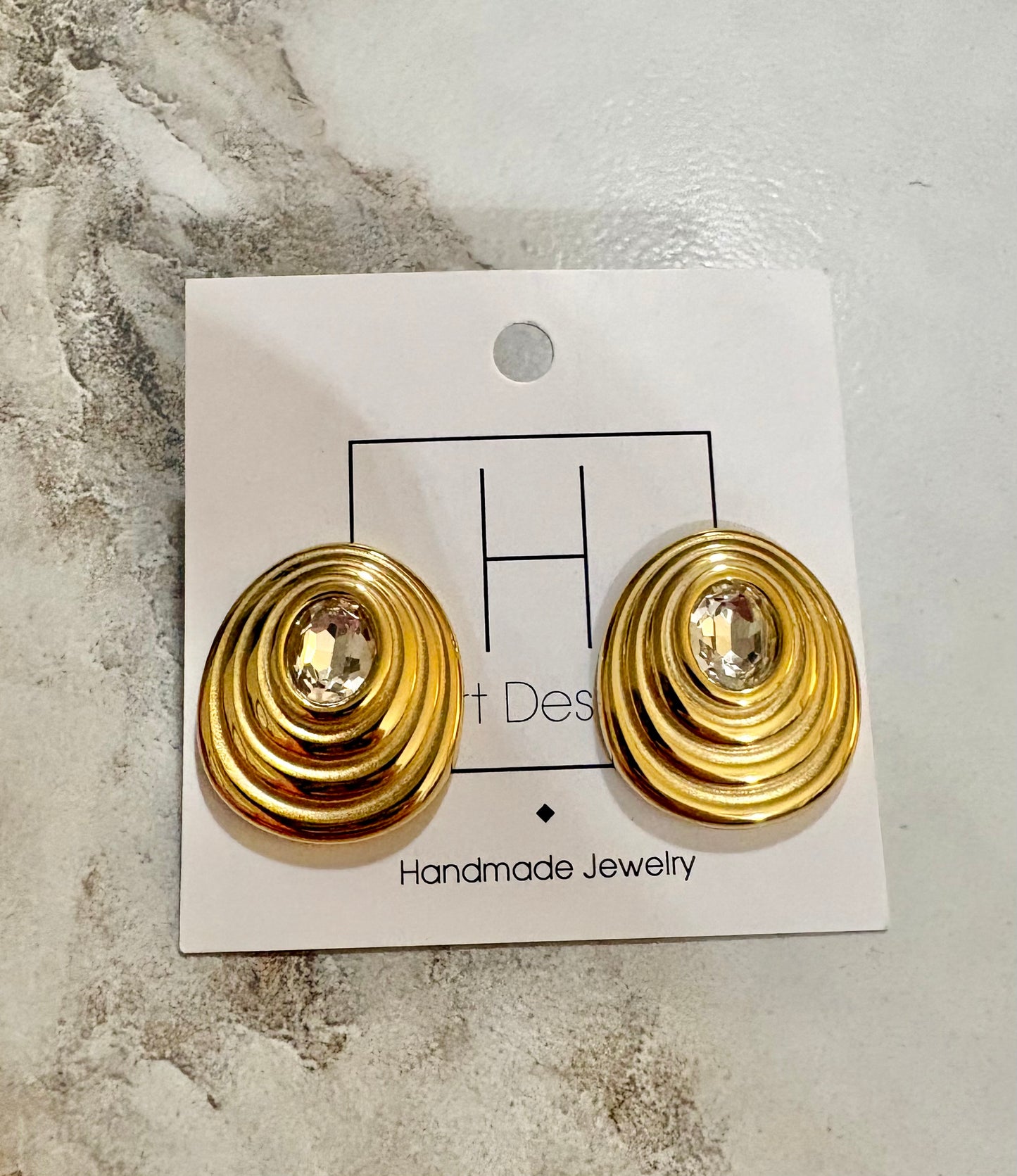 Diamond Oyster Earrings