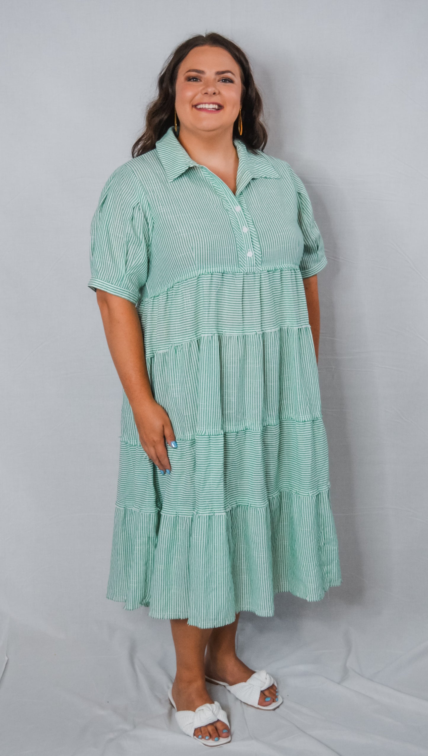 Mint Julep Midi Dress