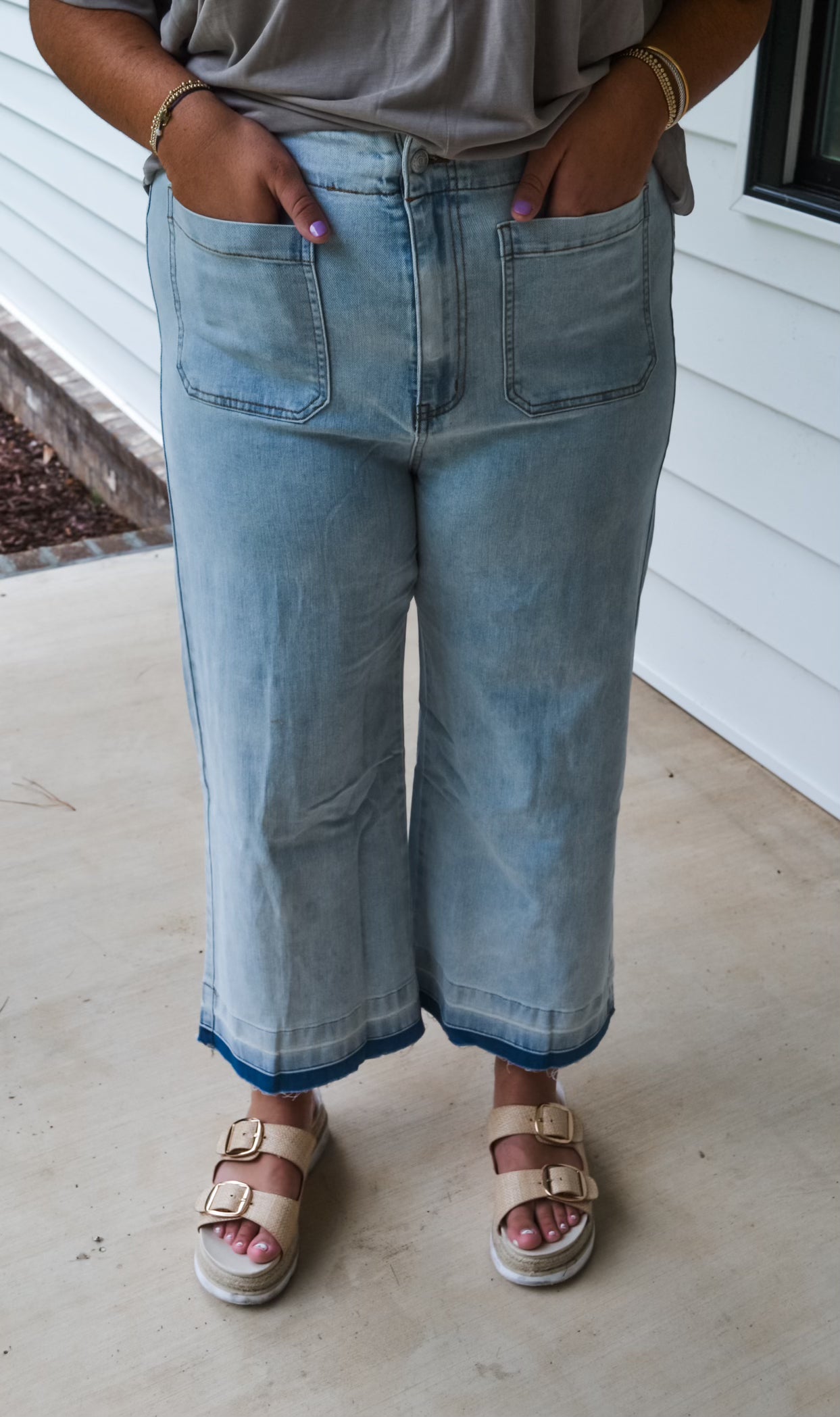 On the Fray Denim Pants