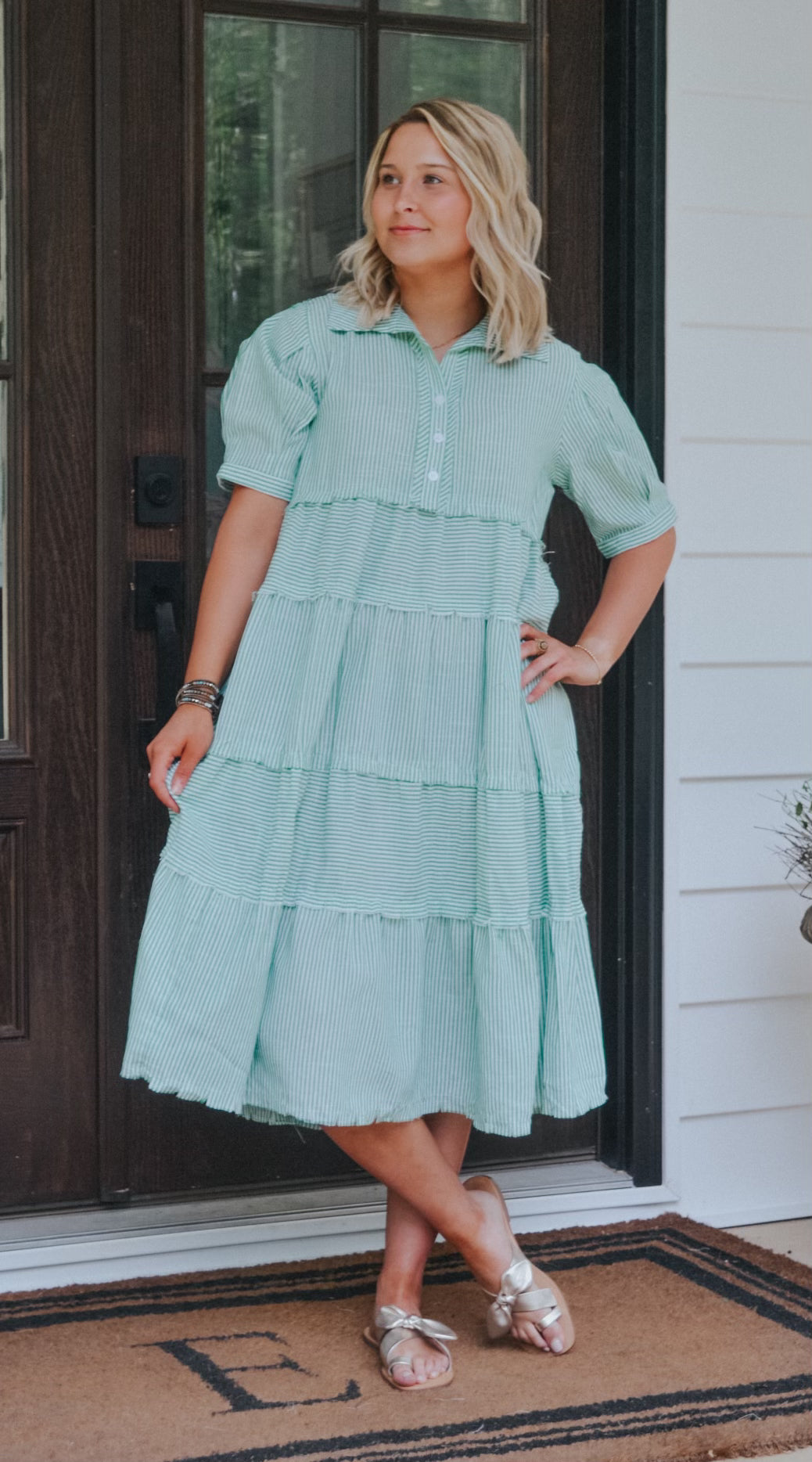 Mint Julep Midi Dress