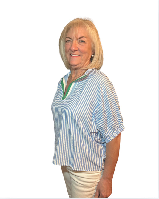 Twice the Stripes Top