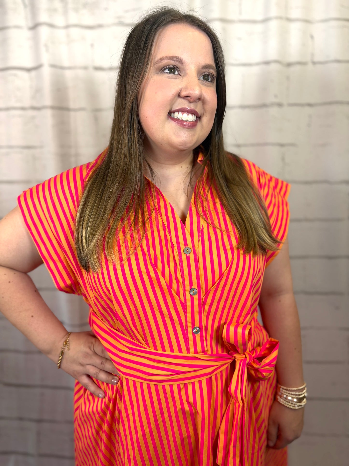 Bright & Bold Stripe Dress