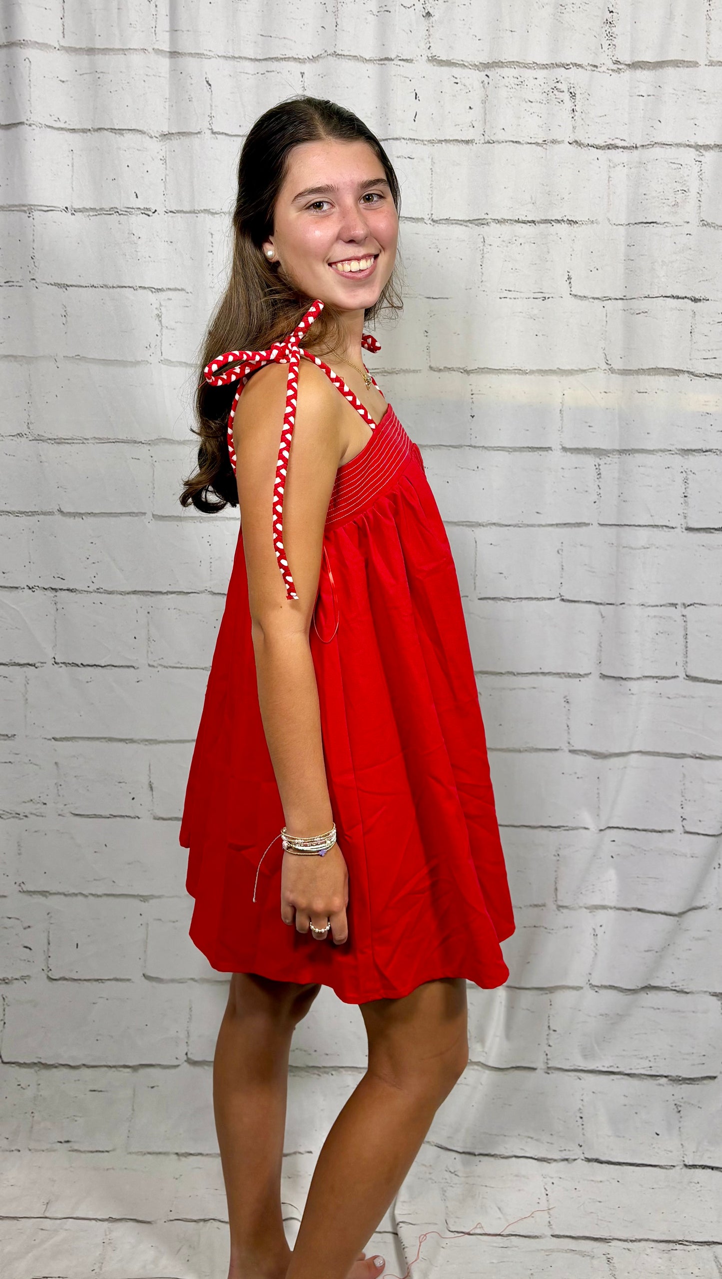 The Playmaker Dress- Red