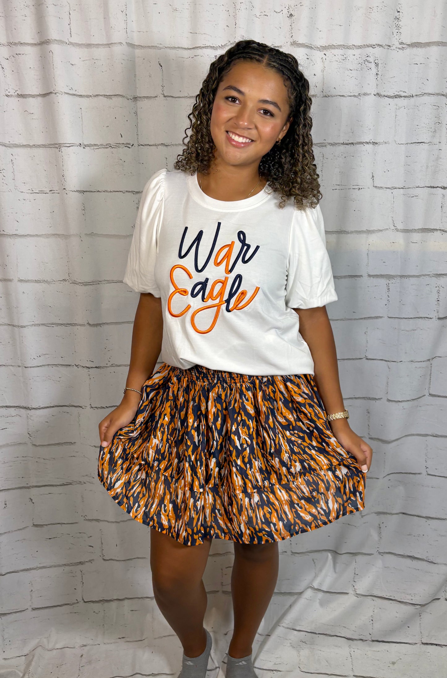 Touchdown Cheer Top- War Eagle