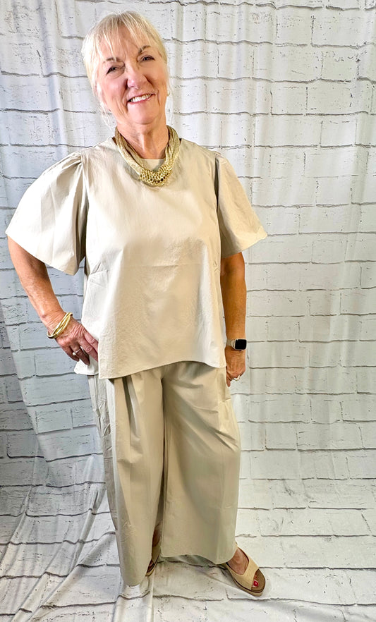Happy Go Lucky Set- Khaki