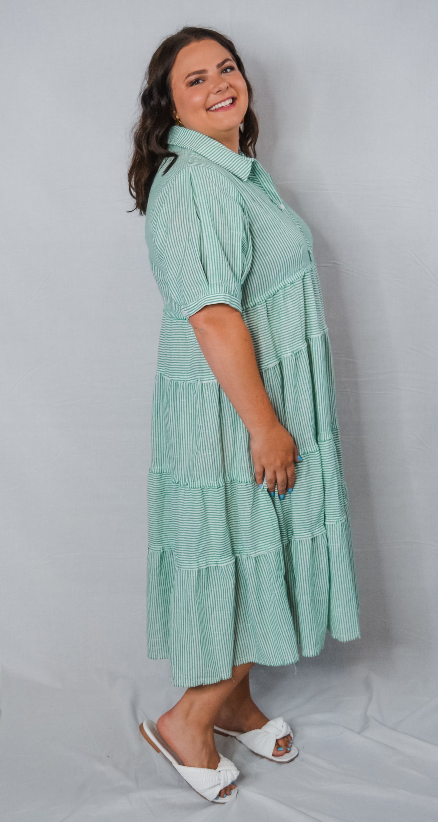 Mint Julep Midi Dress