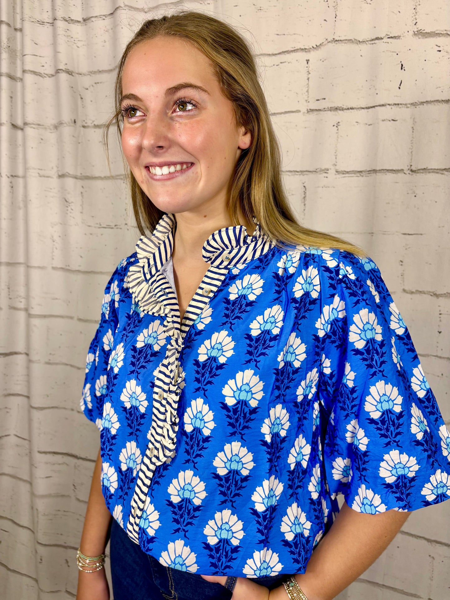 Blooms & Ruffles Top