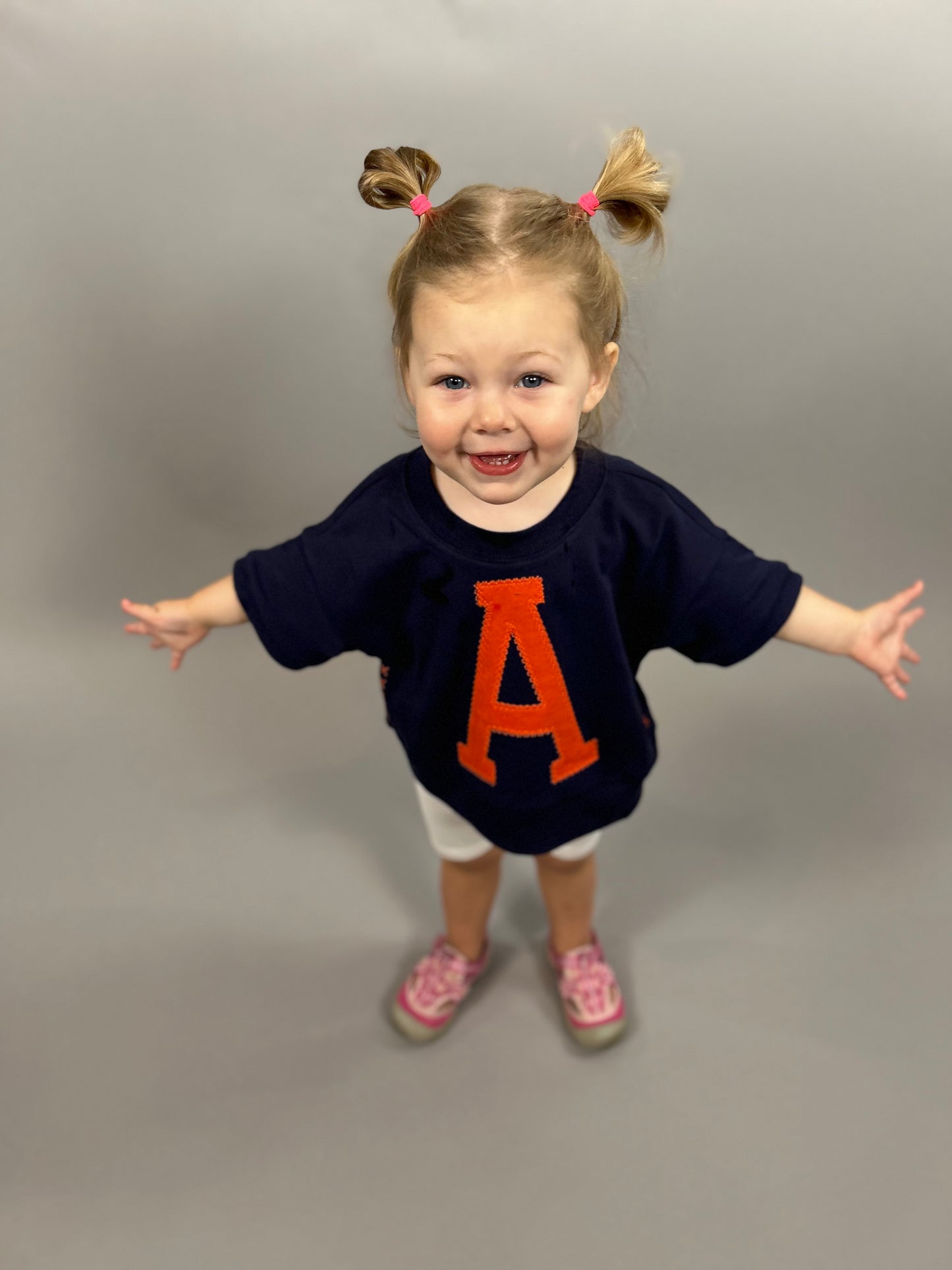 Kids Letterman Top- Auburn