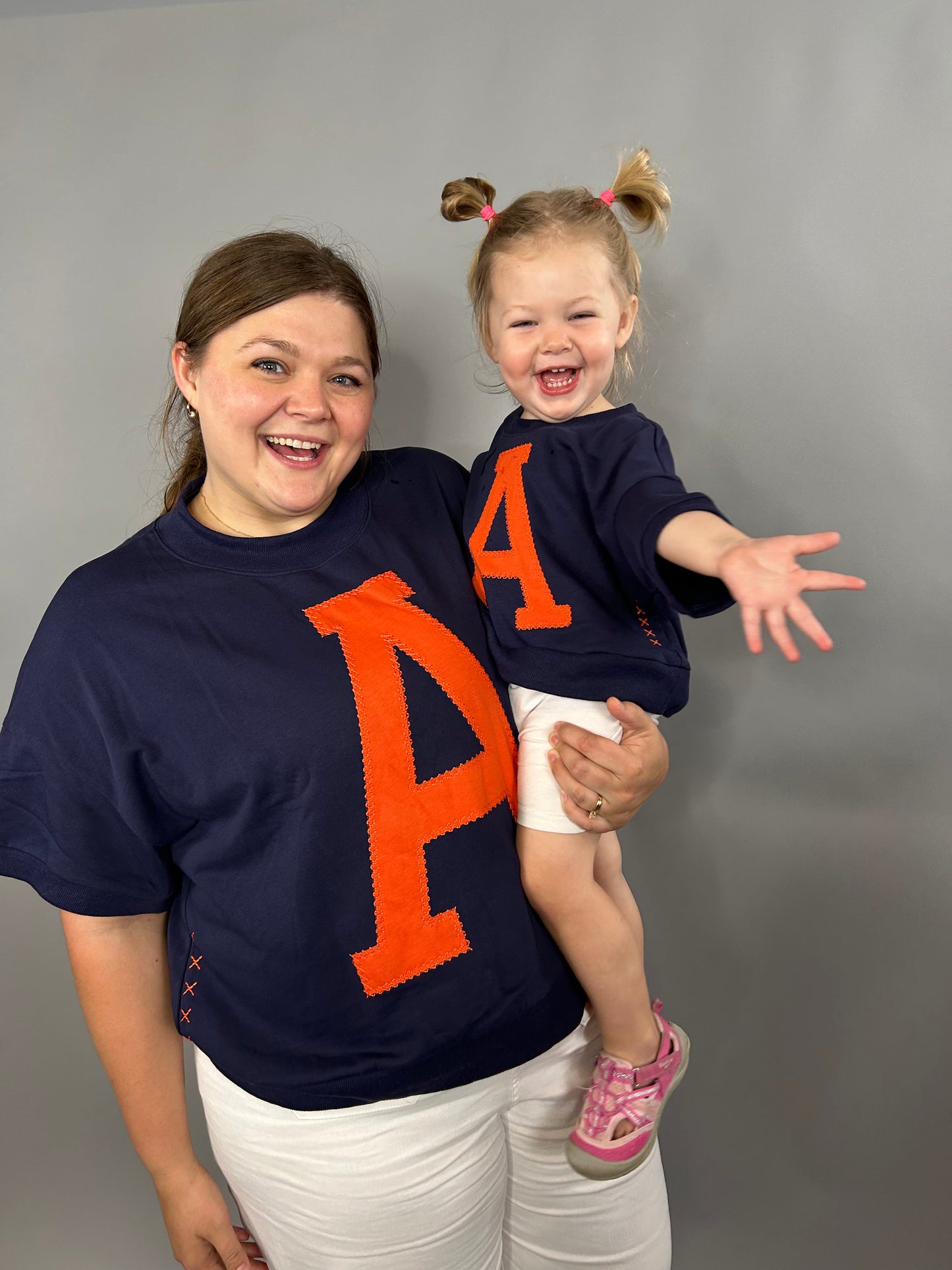 Kids Letterman Top- Auburn