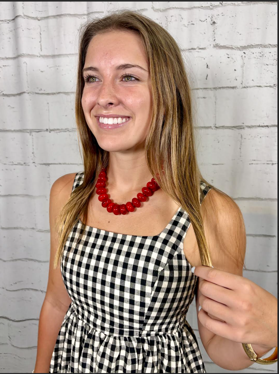 Bianca Gingham Maxi