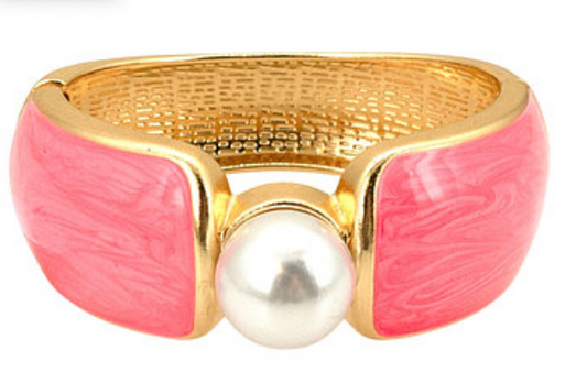 She Means Business Bracelet- Pink