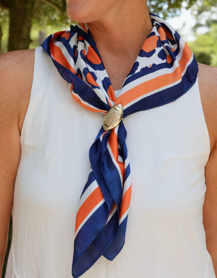 Auburn Leopard Scarf