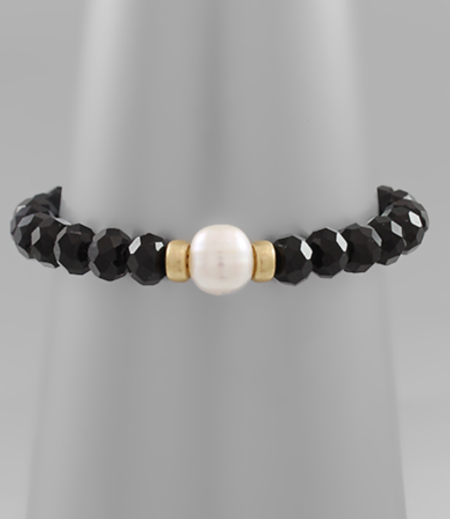 Pearl & Gem Bracelet