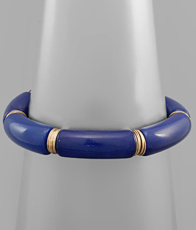 Acrylic Bamboo Bracelet